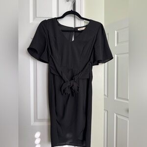 Elegant Black Wrap Dress